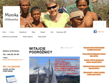 Tablet Screenshot of monikawitkowska.pl